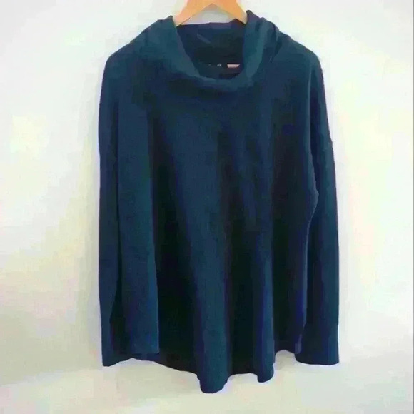WIND RIVER | Women's Lightweight Navy Blue Cowl Neck Long Sleeve  Sweater - Picture 1 of 4